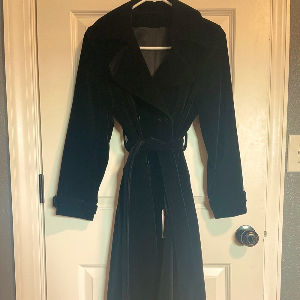 Excellent  condition  ! Vintage Velvet long coat
